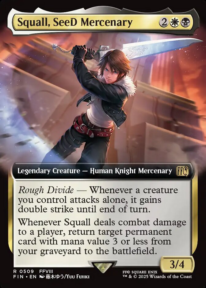 Squall, SeeD Mercenary, Final Fantasy · 0509