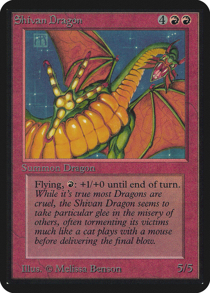 Shivan Dragon, Limited Edition Alpha · 174