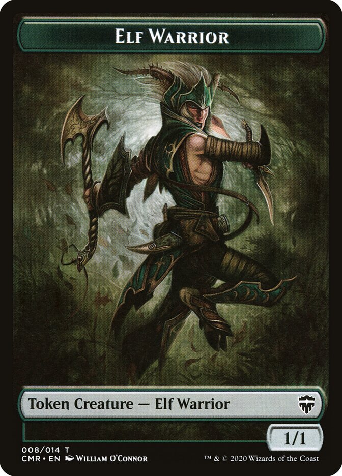Elf Warrior, Commander Legends Tokens · 008