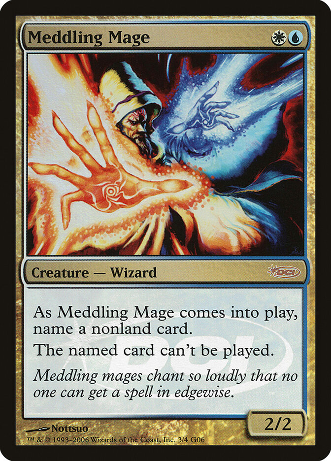 Meddling Mage, Judge Gift Cards 2006 · 3/4