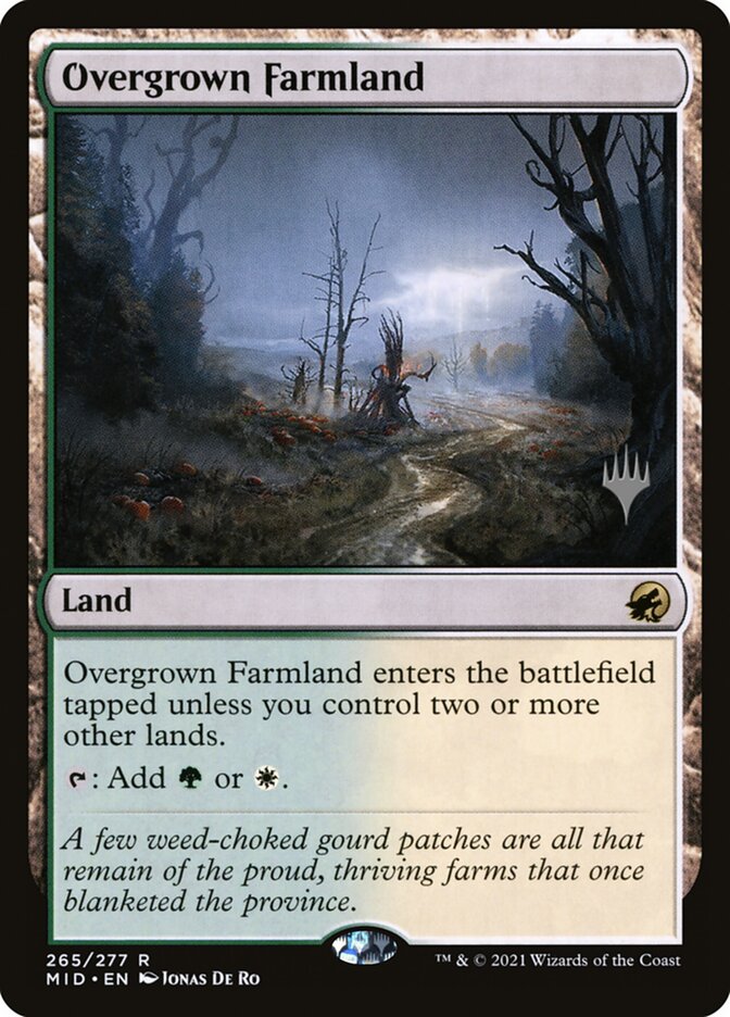Overgrown Farmland, Innistrad: Midnight Hunt Promos · 265/277