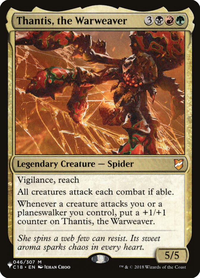 Thantis, the Warweaver, The List · c18-46