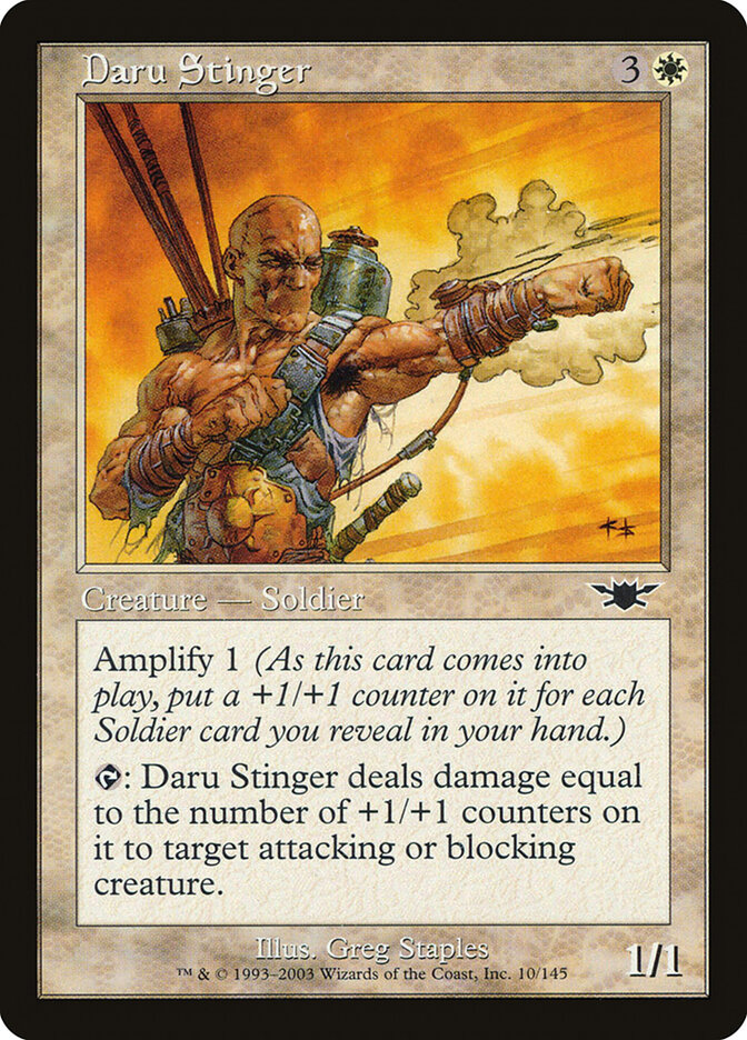 Daru Stinger, Legions · 10/145