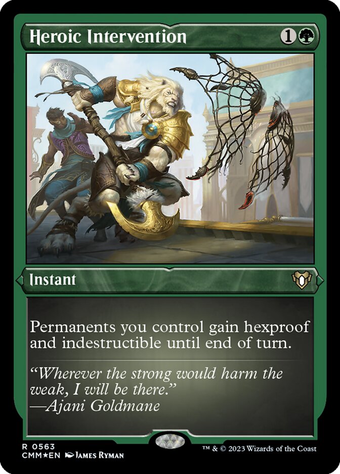 Heroic Intervention, Commander Masters · 0563
