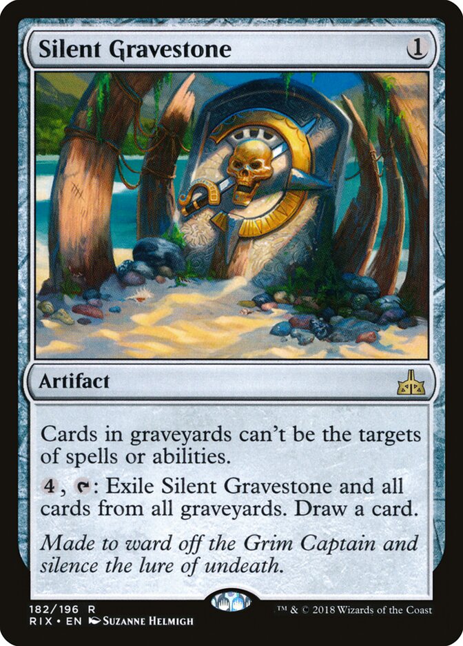 Silent Gravestone, Rivals of Ixalan · 182/196