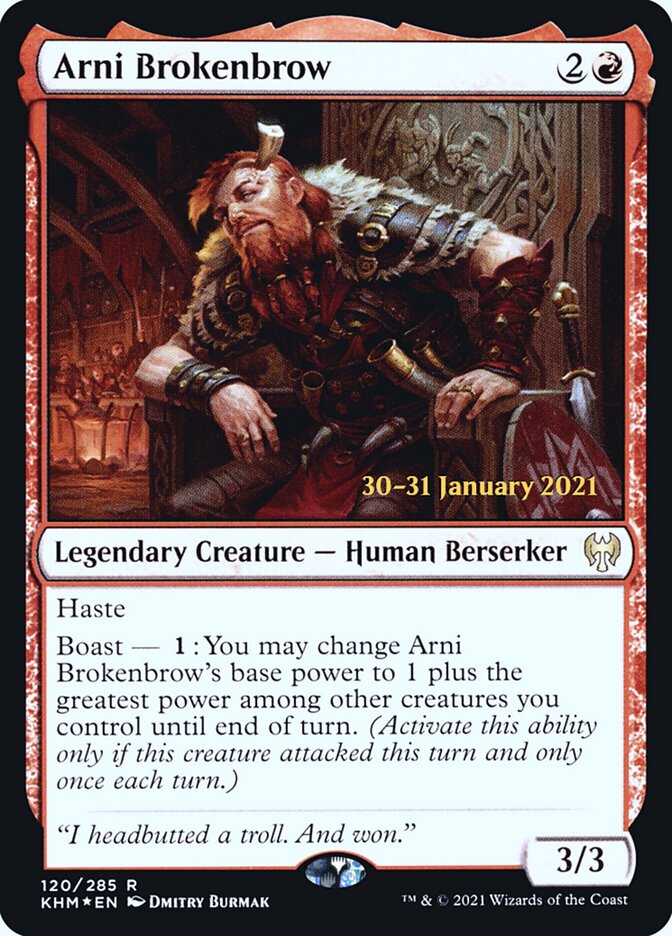 Arni Brokenbrow, Kaldheim Promos · 120/285