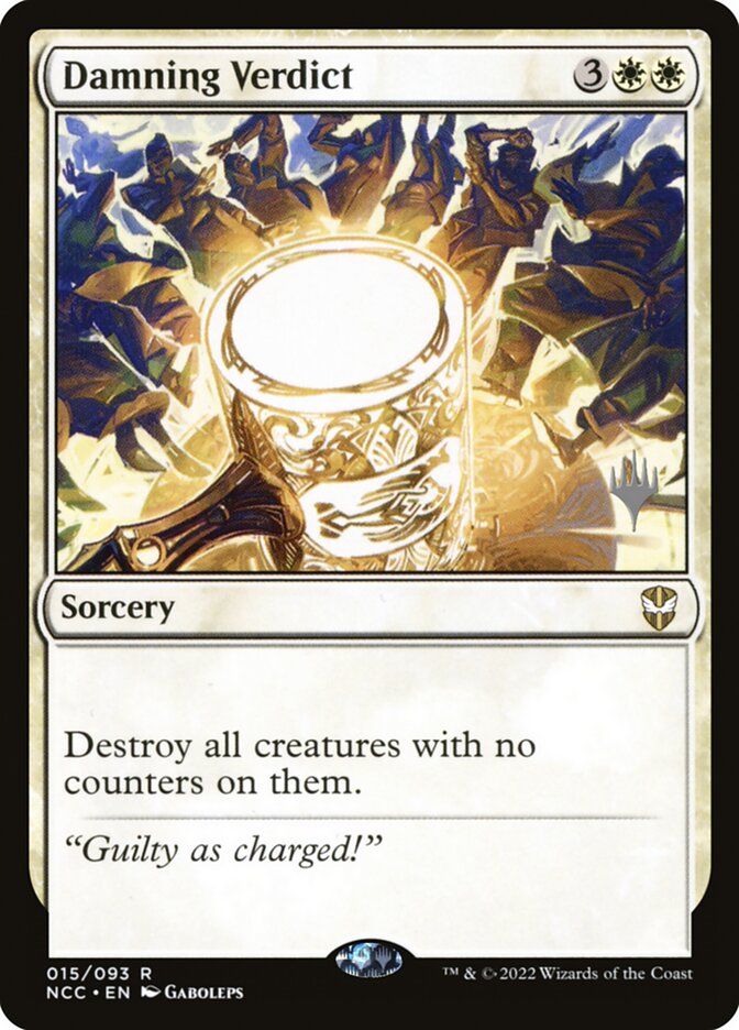 Damning Verdict, New Capenna Commander Promos · 015/093