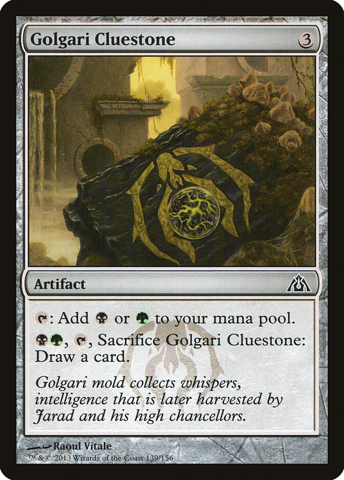 Golgari Cluestone, Dragon's Maze · 139/156