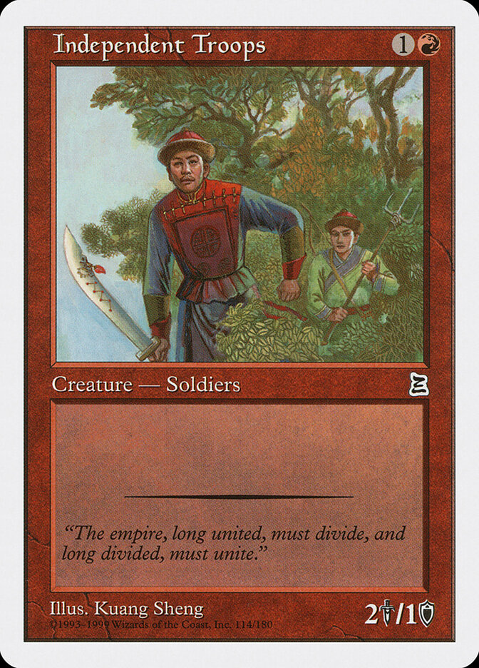 Independent Troops, Portal Three Kingdoms · 114/180