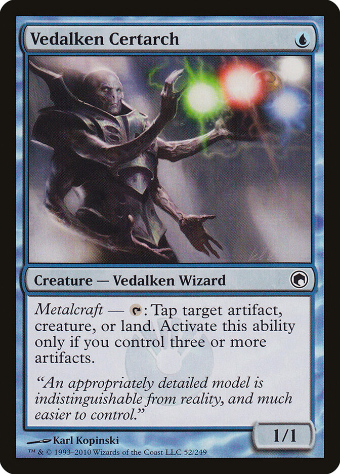 Vedalken Certarch, Scars of Mirrodin · 52/249