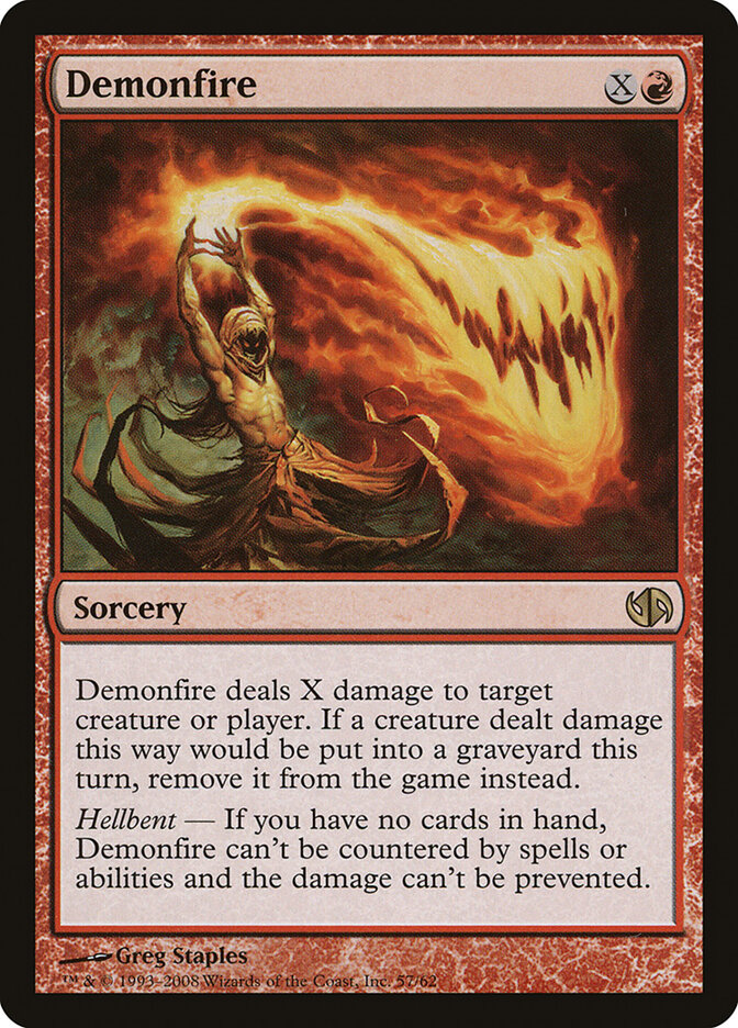 Demonfire, Duel Decks: Jace vs. Chandra · 57/62