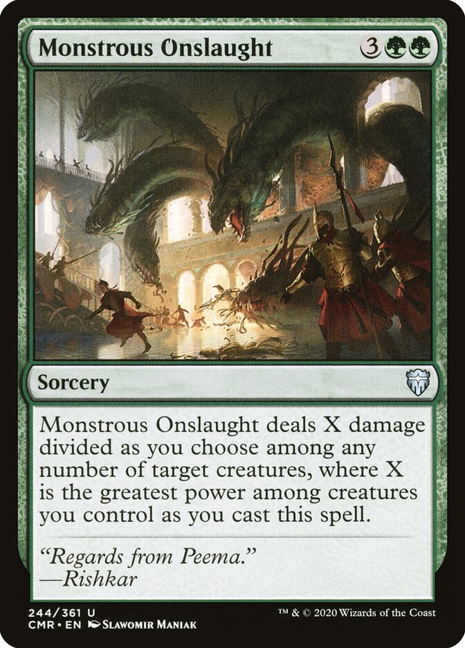 Monstrous Onslaught, Commander Legends · 244/361