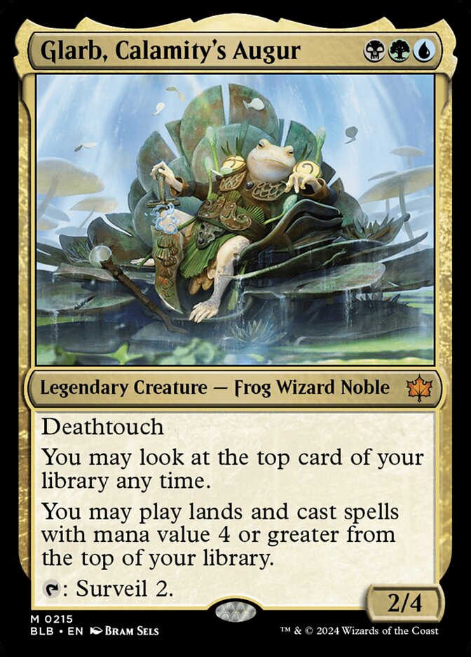 Glarb, Calamity's Augur, Bloomburrow · 0215