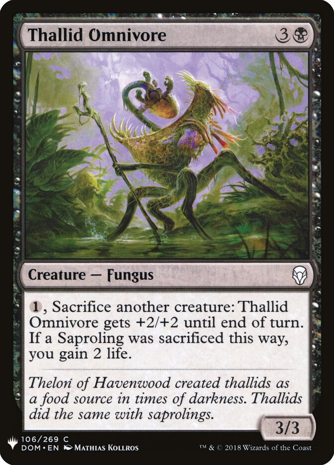 Thallid Omnivore, The List · dom-106