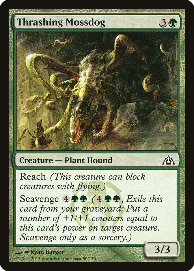 Thrashing Mossdog, Dragon's Maze · 50/156