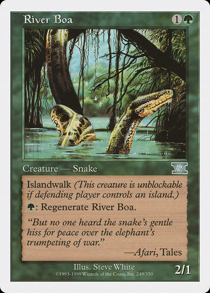 River Boa, Classic Sixth Edition · 249/350