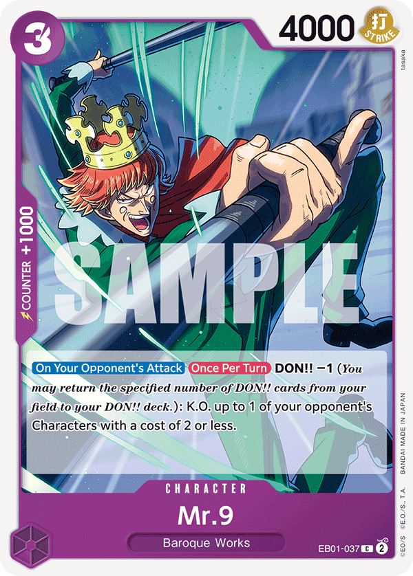 Mr. 9, Extra Booster: Memorial Collection · EB01-037
