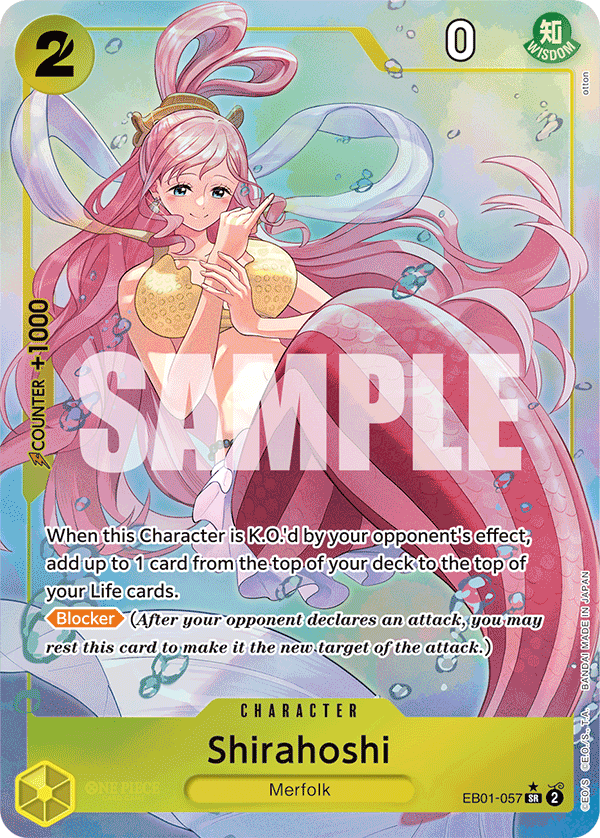 Shirahoshi, Extra Booster: Memorial Collection · EB01-057