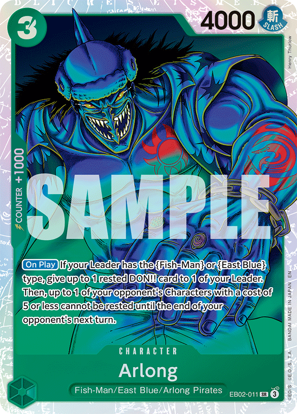 Arlong, Extra Booster: Anime 25th Collection · EB02-011