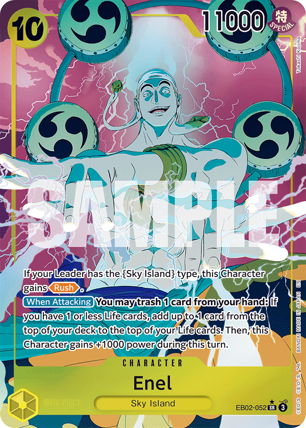 Enel, Extra Booster: Anime 25th Collection · EB02-052