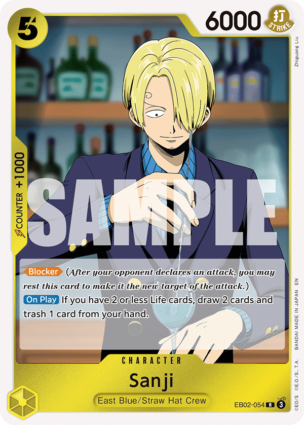Sanji, Extra Booster: Anime 25th Collection · EB02-054