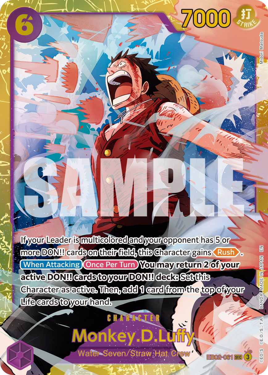 Monkey.D.Luffy, Premium Booster -The Best- Vol. 2 · EB02-061
