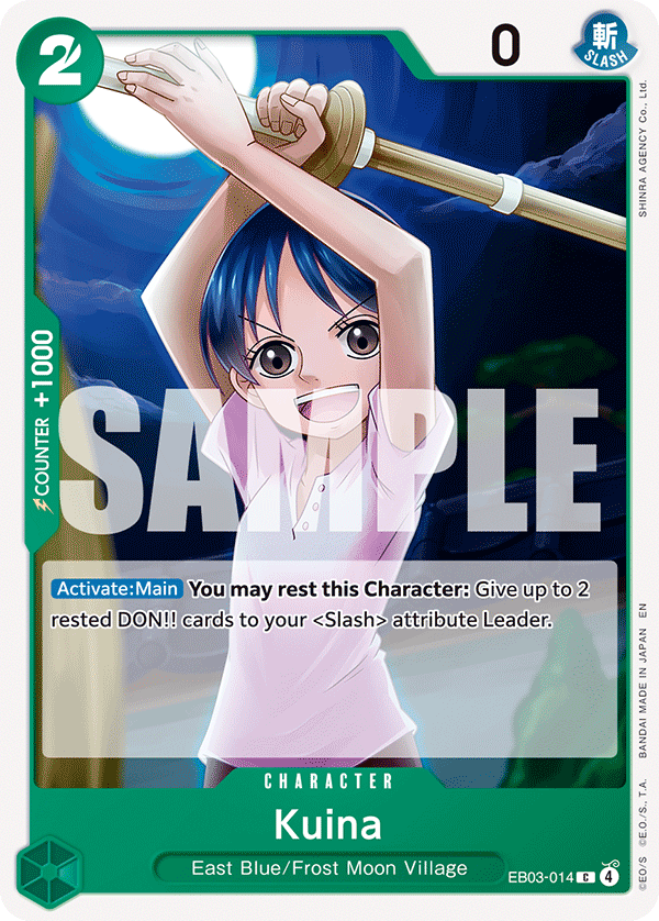 Kuina, Extra Booster: One Piece Heroines Edition · EB03-014