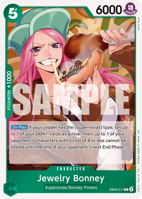 Jewelry Bonney, Extra Booster: One Piece Heroines Edition · EB03-017