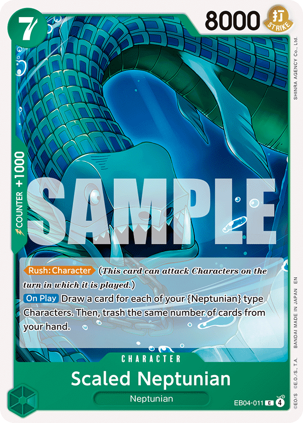 Scaled Neptunian, The Azure Sea's Seven · EB04-011