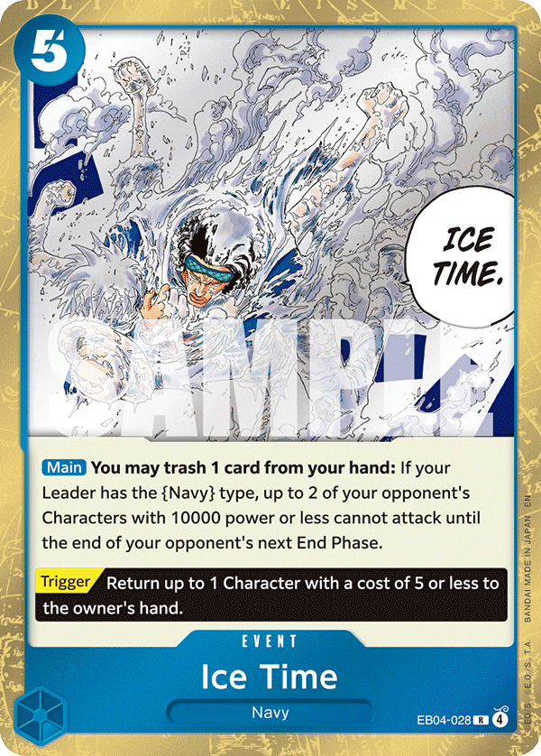 Ice Time, One Piece Promotion Cards · EB04-028