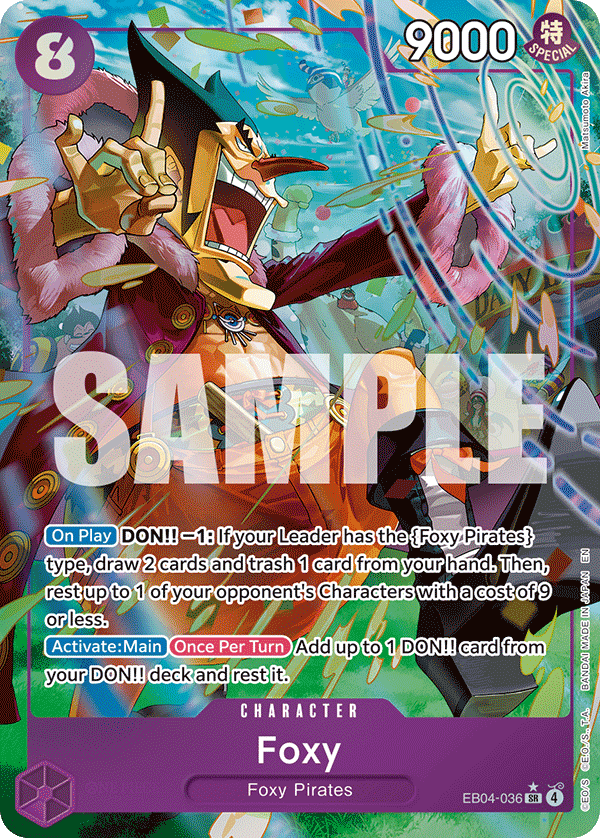 Foxy, The Azure Sea's Seven · EB04-036