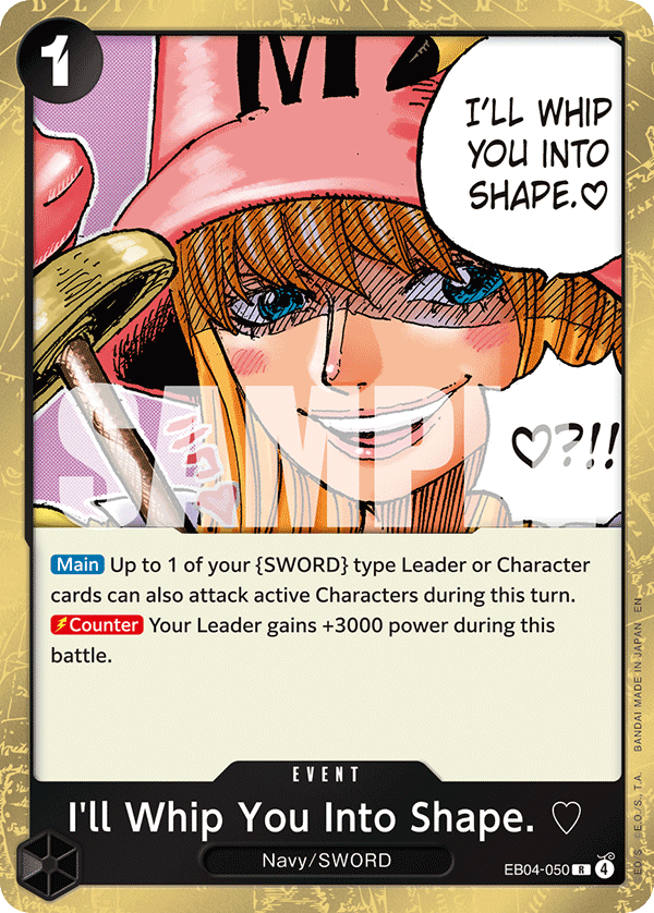 I'll Whip You Into Shape., Adventure on Kami's Island · EB04-050