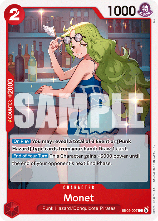 Monet, Extra Booster: One Piece Heroines Edition Vol. 2 · EB05-007