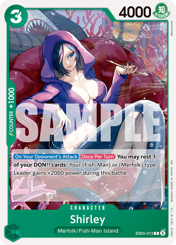 Shirley, Extra Booster: One Piece Heroines Edition Vol. 2 · EB05-013