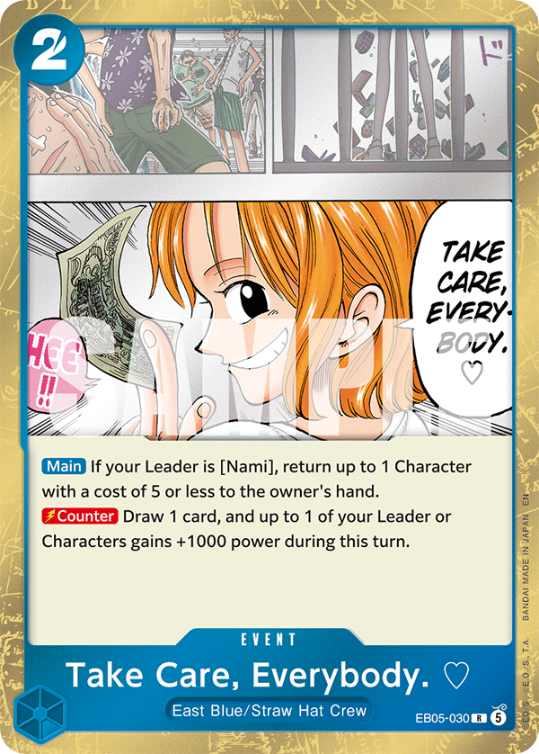 Take Care, Everybody., Extra Booster: One Piece Heroines Edition Vol. 2 · EB05-030