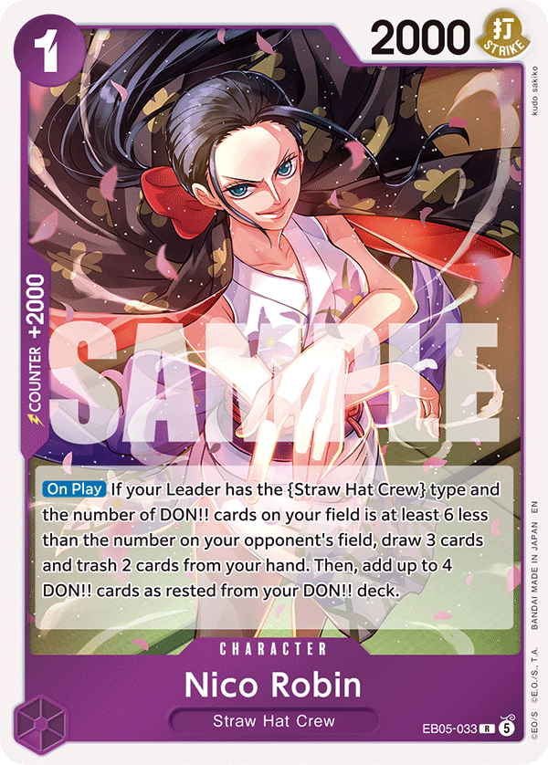 Nico Robin, Extra Booster: One Piece Heroines Edition Vol. 2 · EB05-033