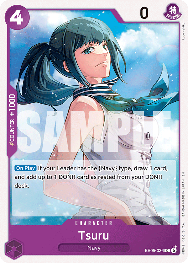 Tsuru, Extra Booster: One Piece Heroines Edition Vol. 2 · EB05-036