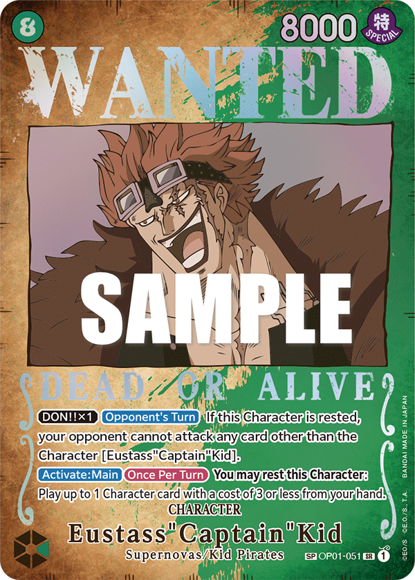 Eustass"Captain"Kid, Pillars of Strength · OP01-051