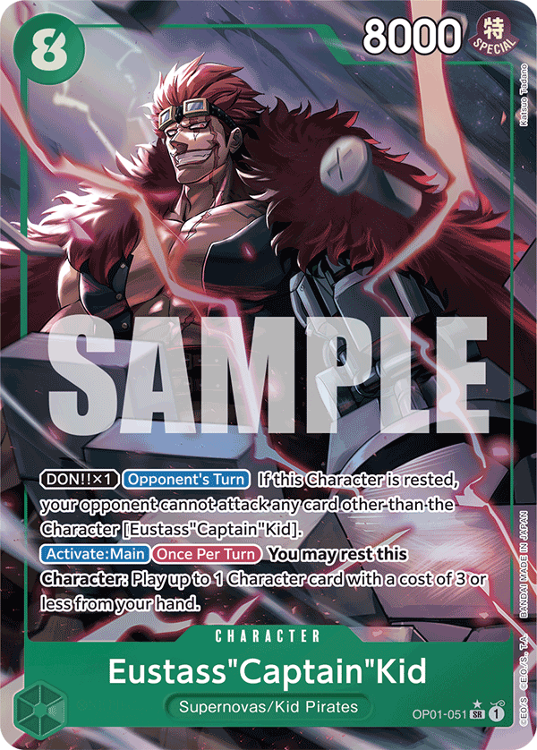 Eustass"Captain"Kid, Premium Booster -The Best- · OP01-051