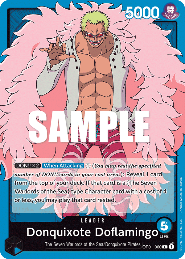 Donquixote Doflamingo, Romance Dawn · OP01-060