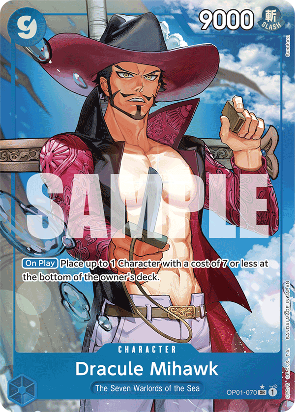 Dracule Mihawk, Premium Booster -The Best- · OP01-070