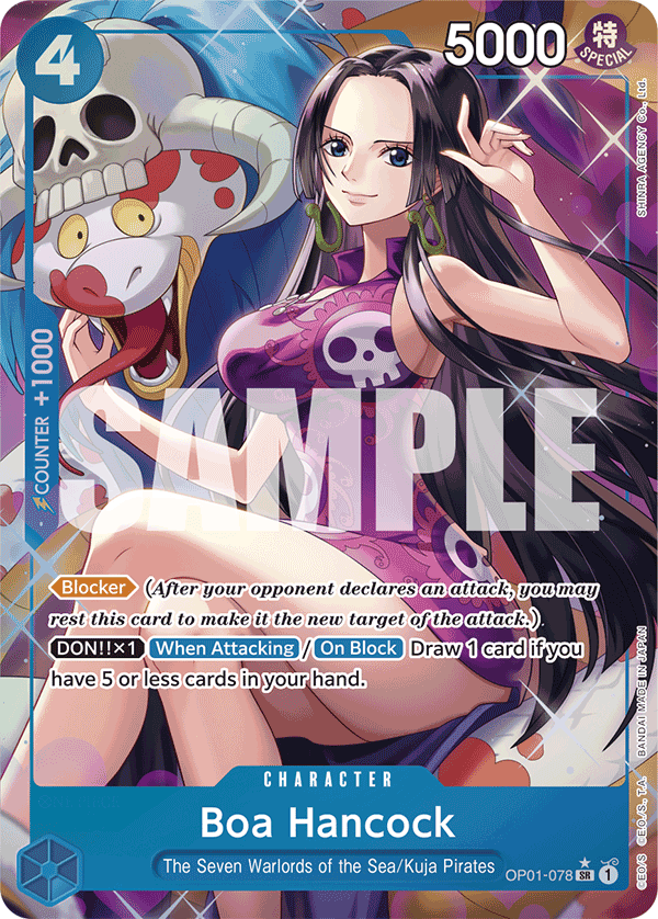 Boa Hancock, Premium Booster -The Best- · OP01-078