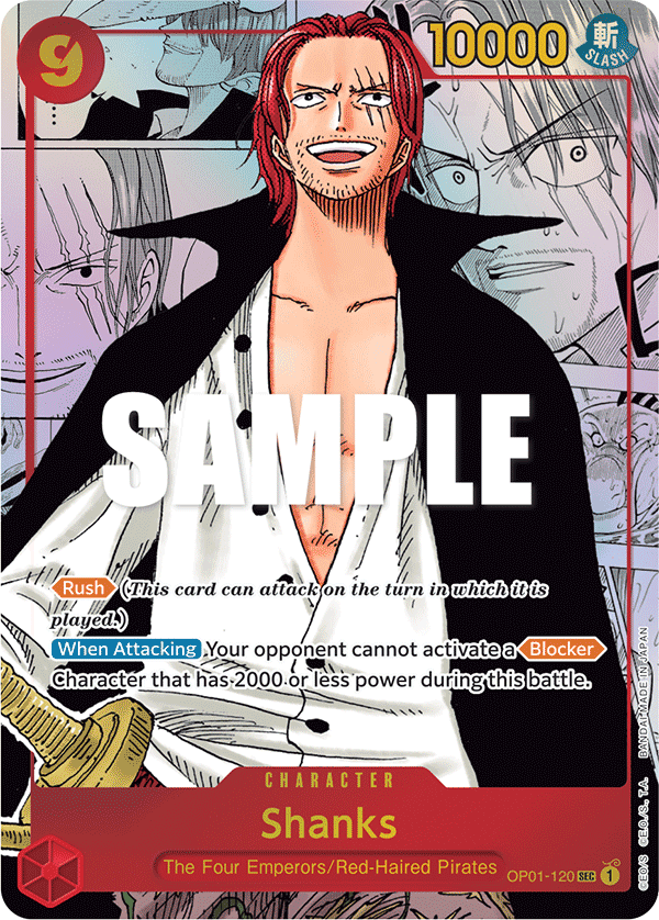 Shanks, Romance Dawn · OP01-120