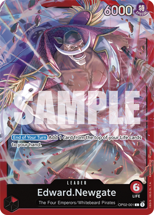 Edward.Newgate, ST-15: Starter Deck 15 RED Edward.Newgate · OP02-001