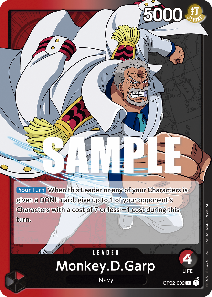 Monkey.D.Garp, Paramount War · OP02-002