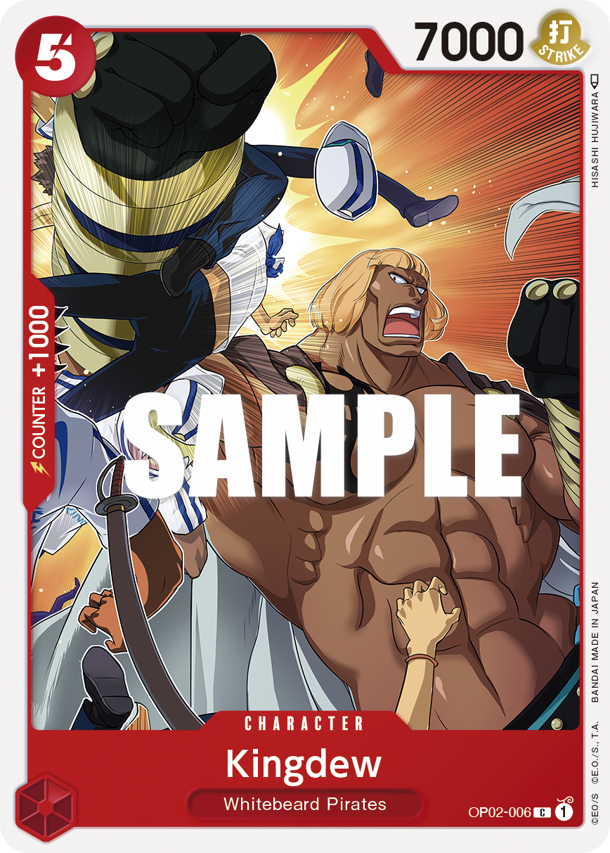 Kingdew, Paramount War Pre-Release Cards · OP02-006