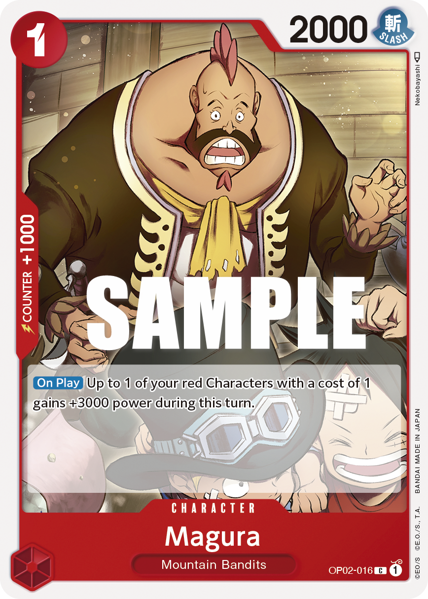 Magura, Paramount War Pre-Release Cards · OP02-016