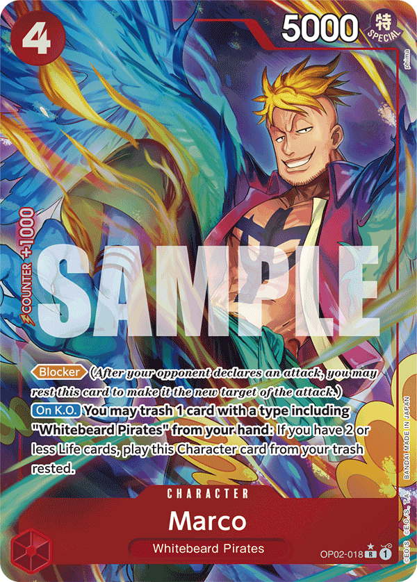 Marco, Premium Booster -The Best- · OP02-018