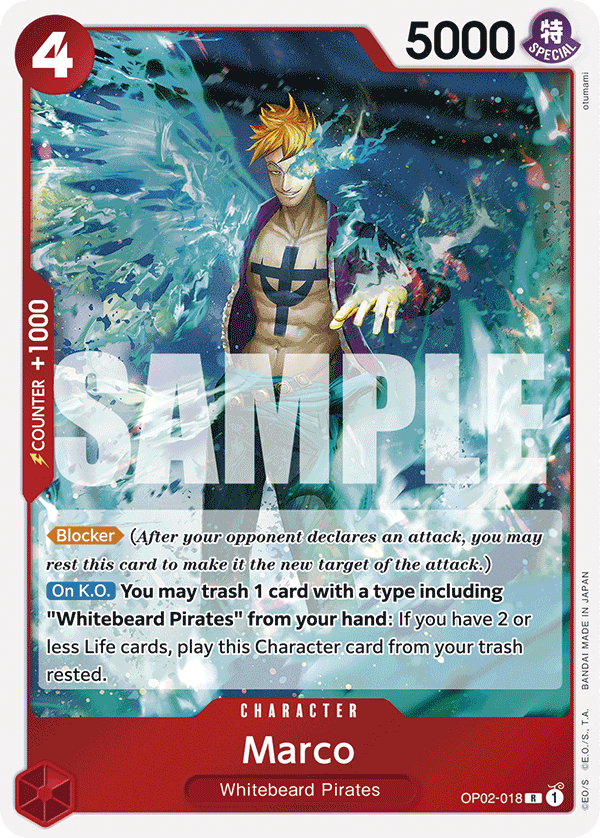 Marco, Premium Booster -The Best- · OP02-018
