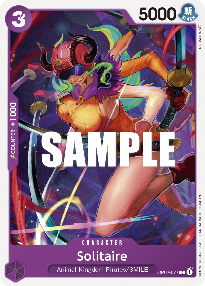 Solitaire, Paramount War Pre-Release Cards · OP02-077